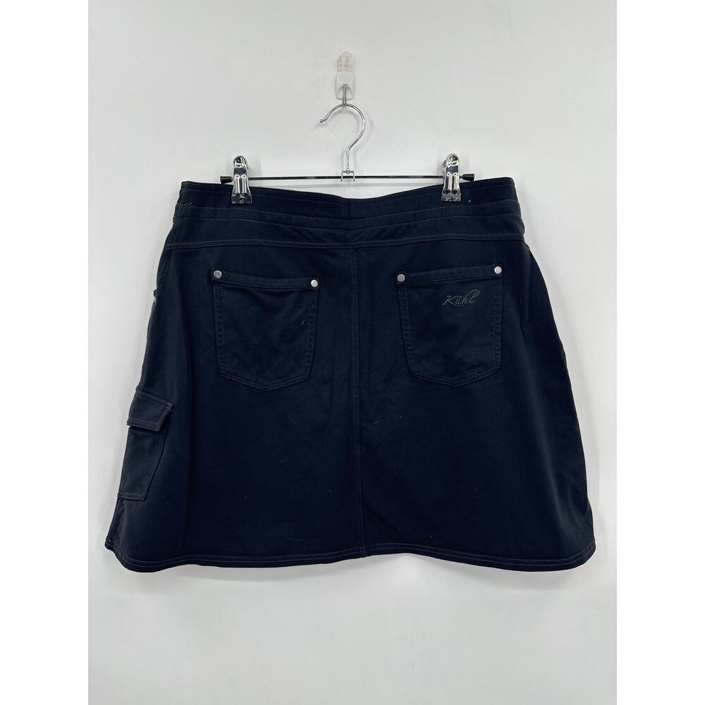 Kuhl Mova Skort in Black Cargo side pocket Hiking skirt/Skort Size Medium - Picture 2 of 7